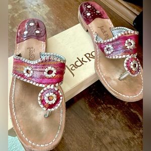 Jack Rogers Pink/Red ombré sandal